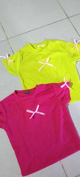 Product Review of Áo Thun Croptop Borip Nữ Form Basic Cổ Tròn Tay Ngắn Raglan Phối 2 Màu Đính Nơ Women Sen from P**ỹ 1