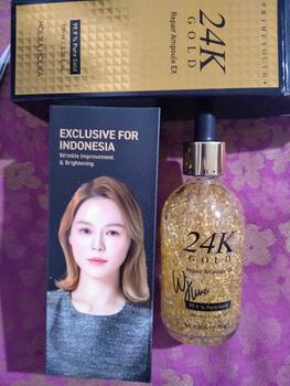 Product Review of [Holika Holika] NEW 24K Gold Ampoule ( Serum Wajah Emas) Kerutan Mencerahkan Vitamin Mengencangkan from L** S**A M** 3