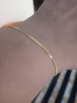 Product Review of 18K Cadena Dainty Bracelet from u**2 0