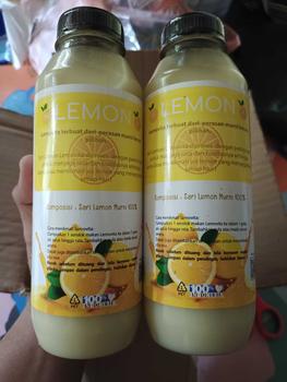 Product Review of Paket 1 Liter Lemovita Sari Lemon Jus Murni BPOM Halal Organik Bebas gula  Alami Fruity Botol Air Juice (250ml x 4pcs atau 500ml x 2 pcs) from Q**i H**a 2