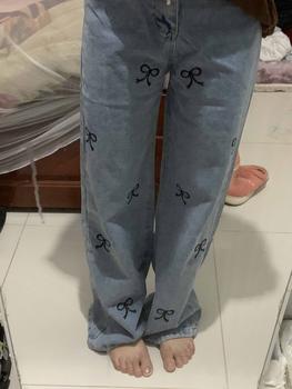 Product Review of Quần Jeans Xuông Đính Đá Dài 99-102cm và Nấm Lùn 90-93cm Mới 2025 - Tỏa Sáng Như 1 Vì Tinh Tú from L** T** V** A**👽 0