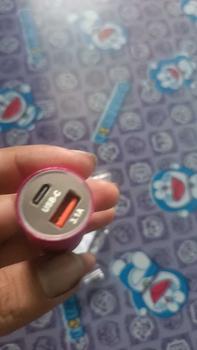 Product Review of ที่ชาร์จแบตในรถ, Elough, 3.1A USB + PD, การชาร์จอย่างรวดเร็ว, USB Type C, เหมาะสำหรับ iPhone, Xiaomi, poco, Samsung, ทำจากอลูมิเนียมอัลลอยด์, ที่ชาร์จโทรศัพท์ในรถยนต์ สีดำ from ต**e T**) 0