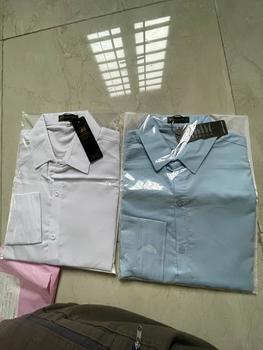 Product Review of Sơ Mi Lụa Màu Trơn Tay dài chất liệu lụa mềm mịn phom body Áo Menswear Trắng from L**g T** P**g B** 3