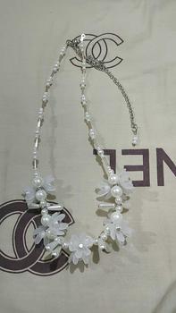 Product Review of Cystal beads necklace aesthetic|kalung mutiara Aesthetic|kalung kristal from e** 1
