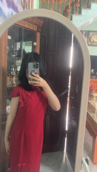 Product Review of Đầm Sườn Xám Cách Tân Phong Cách Retro Cho Nữ Dress Váy from N**🏻 0