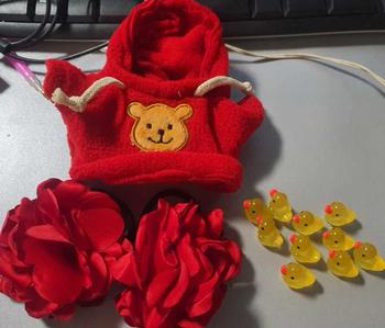 Product Review of 20Cm 18Styles Cotton Bear Replaceable Clothes Doll Winter Sweater Clothes from j**p 0