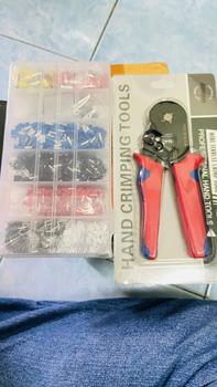Product Review of คีมย้ํา+หางปลาสายไฟ 1200 ชิ้น เครื่องมือช่าง HSC86-6-4A คีมย้ำคอร์ดเอ็น คีมย้ำหางปลาคอร์ดเอ็น (0.25-10mm ²) from l**y 0