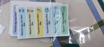 Product Review of Sét 100 tem STICKER cute in tên bé dán đồ dùng học tập from k**7 1