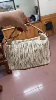 Product Review of Túi Cói Đeo Chéo Thời Trang Hè, Túi Xách Nữ Phong Cách Retro Cực Xinh TC64 from V**🍀 3