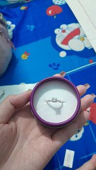 Product Review of Nhẫn bạc đính đá PNJSilver XMXMK000124 from H** T** M** K**u 2