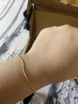 Product Review of 18K Cadena Dainty Bracelet from A**l 1