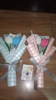 Product Review of Custom Buket Bunga Rajut 2 Tulip | Crochet Flower Bouquet from p**u 0