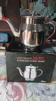 Product Review of กาน้ําชา โอชารส กาสแตนเลสสวยหรู กาน้ำสแตนเลส กาน้ำพกพา กาน้ำร้อนสแตนเลสแท้ ทนทาน ทำความสะอาดง่าย พร้อมส่ง from ศ**ล 0