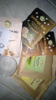 Product Review of Masker Wajah dan badan Kunyit Ayu Kopi 4 Pcs Mencerahkan & Mengencangkan Memudarkan wash mask from n**🐬 0