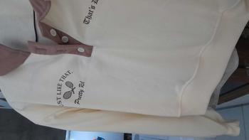 Product Review of JUST LIKE THAT SWEATER CROOPE - SWEATER CROP WANITA KERAH KANCING baju bandung Fit Fleece from n**a 1