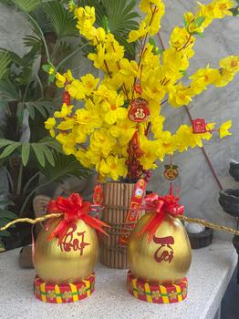 Product Review of [21] Combo 12cm Set 4, Set 5 Long Phụng thư pháp trang trí dừa Tết from @**8 0