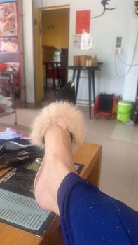 Product Review of Bơm Giày Cao Gót Sang Trọng Cho Nữ, Trang Phục Mùa Đông Lót Lông Cừu, Dép Bán Ngón Chân Nhọn Mới 2024, Người Nổi Tiếng Trên Internet, Dép Mùa Đông Ins, Gót Giữa DéP Shoes from n**h 1**8 1