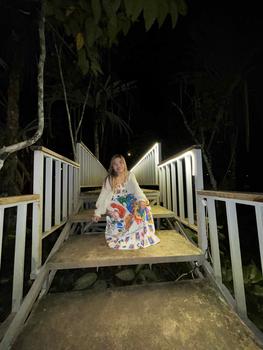 Product Review of MEJI Fun Print Shirred Back Cami Dress A3147 from ☘**🌾 2