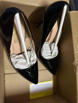 Product Review of Màu Đen, Cao 11cm  12cm - Giày Cao Gót Da Bóng Đế Đỏ from H**h H**g H**h ** 2