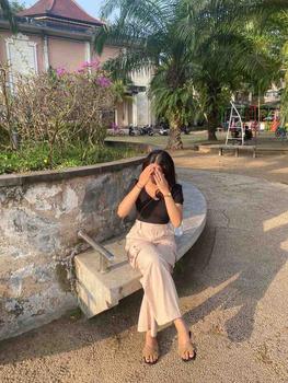 Product Review of SIVALI Bonnie Cargo Pants - Highwaist Loose Cargo - Celana Kargo Wanita - Baggy Pants Panjang Polyester Kulot Casual Hitam Kantor Kantor Formal Kerja Kerja Kerja Basic Karet from _**i 1