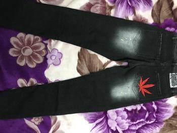 Product Review of QUẦN JEANS XÁM NAM DÀI 4 CÚC VẨY SƠN ĐI VIỀN TRẮNG SỌC NỔI 1 BÊN THỜI TRANG CÁ TÍNH   Menswear Denim Pants Có Túi from N**n X**n L** ** 2