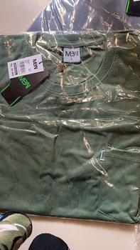 Product Review of (Paket isi 4 Pcs) Kaos Pocket Saku MBN Pria Wanita Fashion Army Cream Distro Hitam Katun from D**e I**n P**i 2