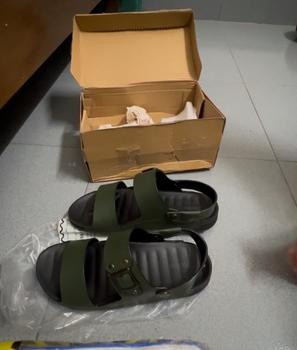 Product Review of Dép sandal nam da bò cao cấp - Đế TPR cao su 2 lớp chống mòn & chống trượt - Đế cao 3cm from K**9 0