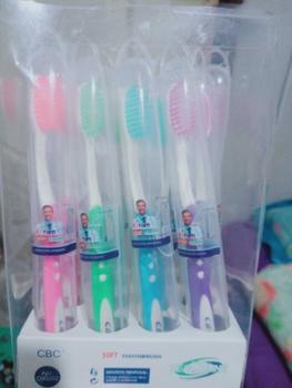 Product Review of [12 แท่ง]แปรงสีฟันผู้ใหญ่ แปรงสีฟันสำหรับผู้ใหญ่ แปรงสีฟันสำหรับผู้ใหญ่ระดับพรีเมี่ยมที่นุ่มมากและมีเส้นใยทำความสะอาดล้ำลึกแล from c**n 2