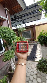 Product Review of April Gallery - Paket 3 Gelang Tridatu Mantra Panca Rose Cinta Perempuan Laki-laki Batu Aksesoris Benang Putih Bracelet from K**i 0