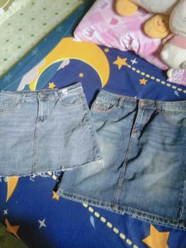Product Review of Denim Skirt Mini Midi Long Skirt from L** 1