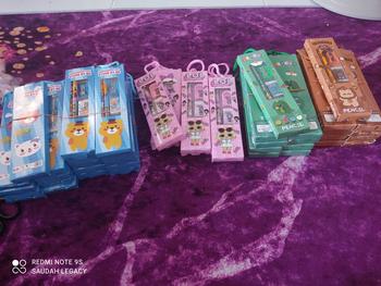 Product Review of 5pcs Set Pencil Stationery Gift Goodies Set Pencil Set pensil Kartun Writing from S**y 0