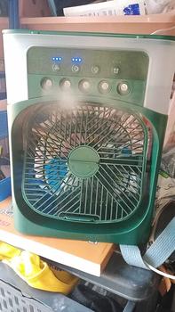Product Review of 3 in 1 พัดลม USB fan มินิพัดลมแบบพกพาความชื้นป้องกันการอบแห้งเครื่องฟอกอากาศสเปรย์คูลเลอร์ที่มี ไฟ LED 7 สี Type-C from ป** ค**์ 3