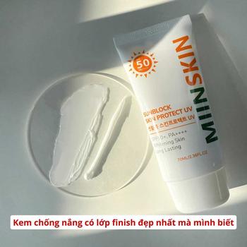Product Review of Kem chống nắng hỗ trợ nâng tone MIINSKIN Sunblock Skin Protect UV SPF50+/PA++++ 70ml from B** v** B**g 0