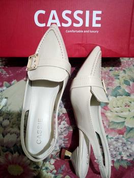 Product Review of CASSIE sepatu heels wanita high heels wanita slingback ( DR01 ) sepatu kerja wanita Shoes from d**e 1