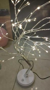 Product Review of Lampu Tidur Model Pohon Ranting Unik Colokan USB / Tenaga Baterai Dekorasi Kamar Kawat Tumblr Led/Led Tree Romantic Night Light Meja Samping Tempat Tidur Hadiah Ulang Tahun Lamp Led Plastik from ** S**B h**🥰 0