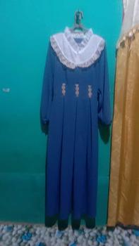 Product Review of Gamis Renda sweet lengan panjang model fashion wanita muslim modem terbaru new arrival model kekinian kombinasi brukat from m**a A**m 1