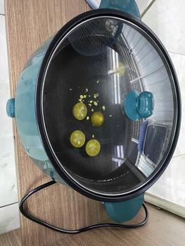 Product Review of Nồi Lẩu Điện Mini 28cm, Nồi Điện Đa Năng Kèm Khay Hấp Inox Dung Tích 4 Lít Vân Đá Chống Dính Tiện Dụng Nấu Ăn from A**✅ 0