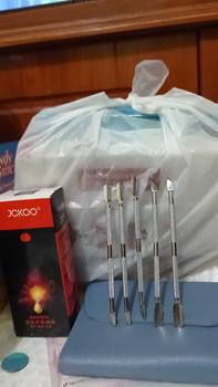 Product Review of Alat Pendorong Kulit Kutikula Nail Pembersih Kuku Kutikula Pusher Manicure Cuticle Pusher Stainless Steel from A** K**h 0