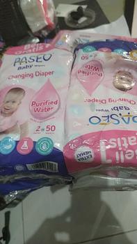 Product Review of tisu basah paseo 8 pack 50 sheet (4 bundle) non alkohol Kuning Pink Wipes Tissue from D**9 0