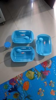 Product Review of Wadah saji plastik tutup bening ukuran M dan L from M**h 0