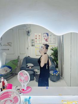 Product Review of T326 Đầm body Dự Tiệc Dáng Dài Cổ Đổ Chất Thun Gân Co Giãn Nhung Women from T**C 0