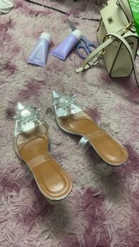Product Review of (FORM NHỎ- LẤY LÊN 1 SIZE)Giày cao gót phale đá mặt trời bít mũi 9cm/7cm HALEY STORE mika trong suốt đi chơi đi tiệc đi làm đám cưới kỉ yếu from E**n 1