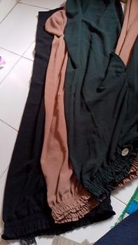 Product Review of Isi 3 pcs - Kulot crinkle jumbo bb 85 cocok buat ibu hamil- Celana bumil big size kringkel airflow premium from A**5 1