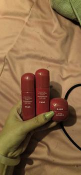 Product Review of Set Dùng Thử Bộ KANS Đỏ Collagen Dưỡng Ẩm Căng Bóng & Mềm Mịn Da: Toner + Lotion 20ml + Serum 5,4ml + Dưỡng 10g from H** x**g H**3 t** đ** t** 0