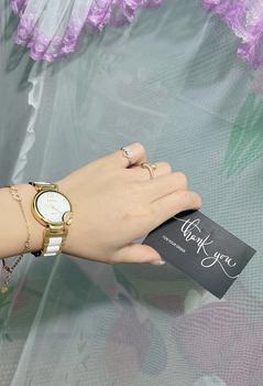 Product Review of Đồng Hồ Nữ GS Đá Ceramic 2 Màu Lựa Chọn: Đá Đen, Đá Trắng Women Titan Đeo Tay Watch Voi from m**n 3