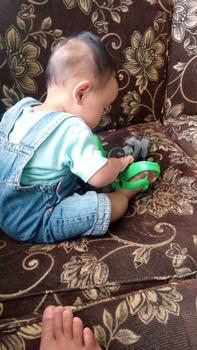 Product Review of Sandal Japit tali balita motif baby crocodile (510e-by) Kaki from h**i 0