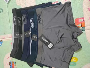 Product Review of Combo 5 Quần Boxer - 5 Quần Lót Nam Thun Lạnh Evisris fullsize 36-86kg. Menswear Sịp from N**g 1