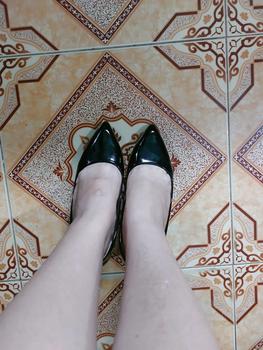 Product Review of Giày Cao Gót Nữ MŨI trơn Giày búp bê mũi nhọn nữ tính cao 5p và 7p - size 35 - size 40 mã Cotron Shoes from H** N** 1