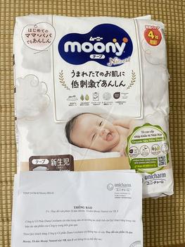 Product Review of Bỉm Moony Natural size NB63/S58/M46/L36/L38/XL32 cho bé from N**n P**g 0