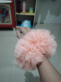 Product Review of MEDIUM cepol hijab anti pusing,scrunchie tile.ikat rambut Katun kuncir rambut from ** 1